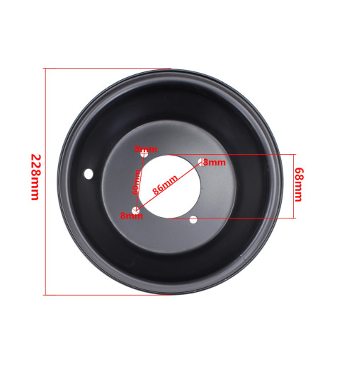 Koleso disk ATV 125 - 150 8'' predný 4 - dierový